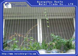 China Invisible Window Grills Inside , Window Protection Grill Easy Installation factory