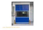 Auto Anti-static PVC High Speed Shutter Door / Fast Speed Scroll Door For