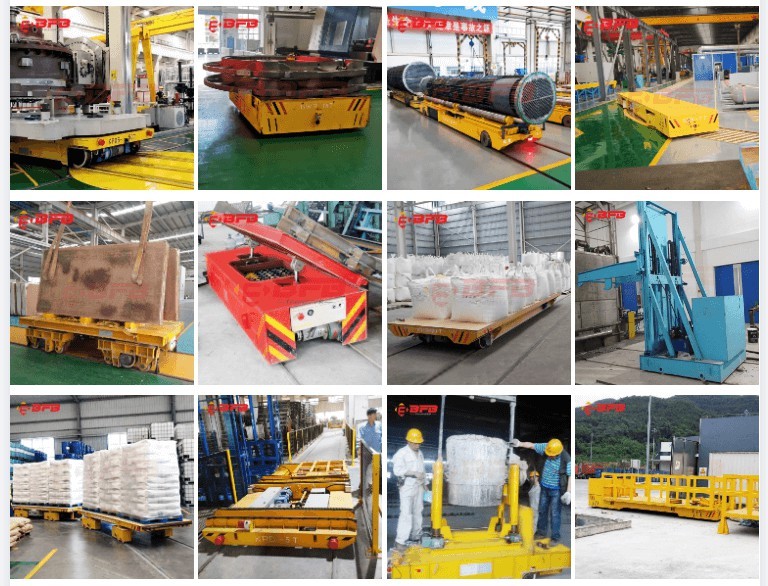 Battery Driven 20t Transfer Mould Rail Trolley Factory For Mold Workshop Handling