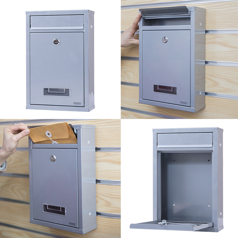 Modern Garden Wall Mounted Residential Letterbox Waterproof Mailbox