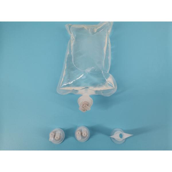 China Double Foldable Single Valve Break off Infusion Cap for Lvp PP Infusion Bottle 30mm Euro Cap with Two Head factory