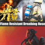3/8'' Flame Resistant Breathing Air EPDM Rubber Hose 300psi for Human Breathing