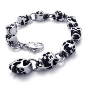 China High Quality Tagor Stainless Steel Jewelry Fashion Men's Casting Bracelet PXB003 factory