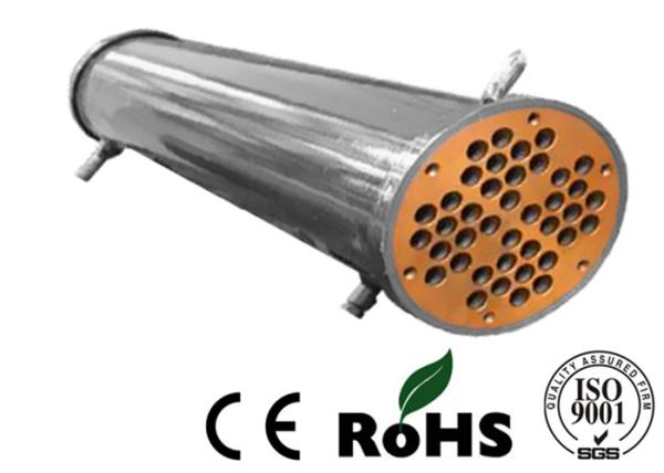 SS316L Stainless Steel Condenser Heat Exchanger With Copper Nickel Alloy Tube