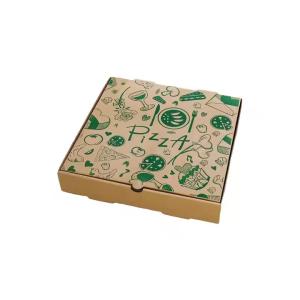 China Wholesale Custom Logo Corrugated Packaging Boxes for Fast Food Takeaway Pizza factory