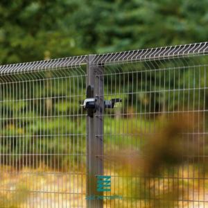 China 1200mm Height Glavanizing Garden Fence Gate 3D Fence Panels Double Gate factory