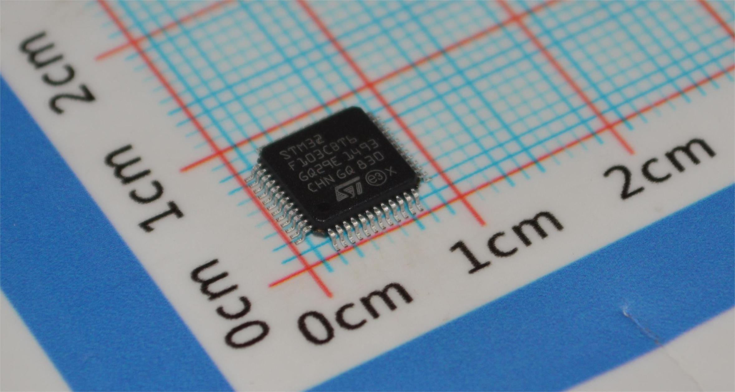 STM32F103CBT6 72MHz Cortex-M3 MCU 128KB Flash 20KB RAM 2x12-bit ADC 3xUSART USB