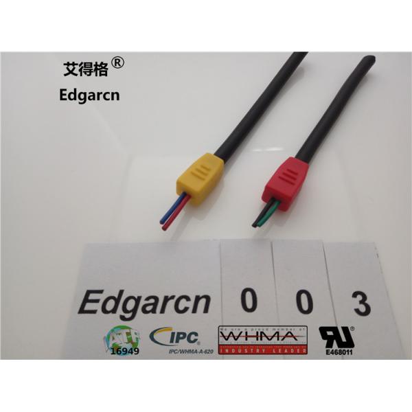China Over Molded Custom Wire Assemblies Cord Strain Relief With Customized Color factory