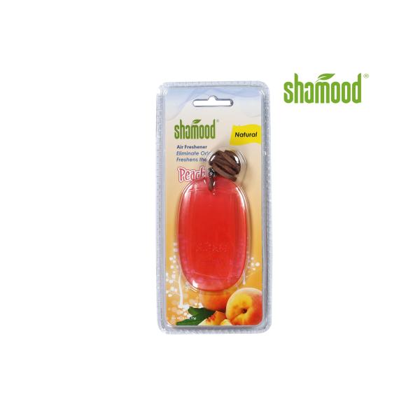 China 17g Peach Smell Square Shape ODM Hanging Car Diffuser factory