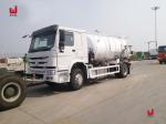 HOWO Sewer Vacuum Truck 10 Cubic Meters Truck Mounted Jetter