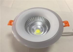 China Super Bright COB Led Downlight Camber Round Double Color For Home Decoration factory