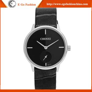 China 061A Mens Watch Fashion Timepieces CHENXI Branding Quartz Analog Watches Leather Watch Men factory