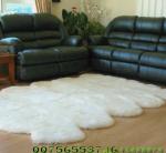 Shaggy Shearling Sheepskin Throw Blanket Fur Carpet Rug