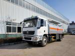 White 300Hp Oil Tank Trucks SHACMAN L3000 4x2 Fuel Transfer Truck EruoII