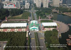 China Self - Cleaning 15x40m Movable Garden Party Marquee / Outdoor Event Canopy factory