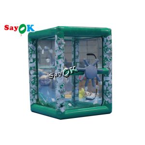Advertising Inflatable Cash Cube Money Machine With Logo Printing