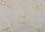 Woven 100 Polyester Mattress Quilting Fabric Warp Knitted Gold Plated Printed