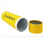 Handmade CMYK Cardboard Paper Cylinder Tube Box Packaging For Socks And