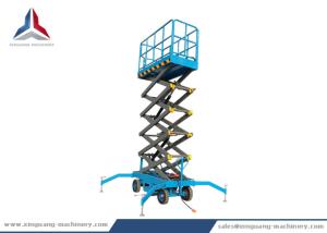 China 10m Platform Height Battery Moving and Lifting Hydraulic Scissor Lift Table factory