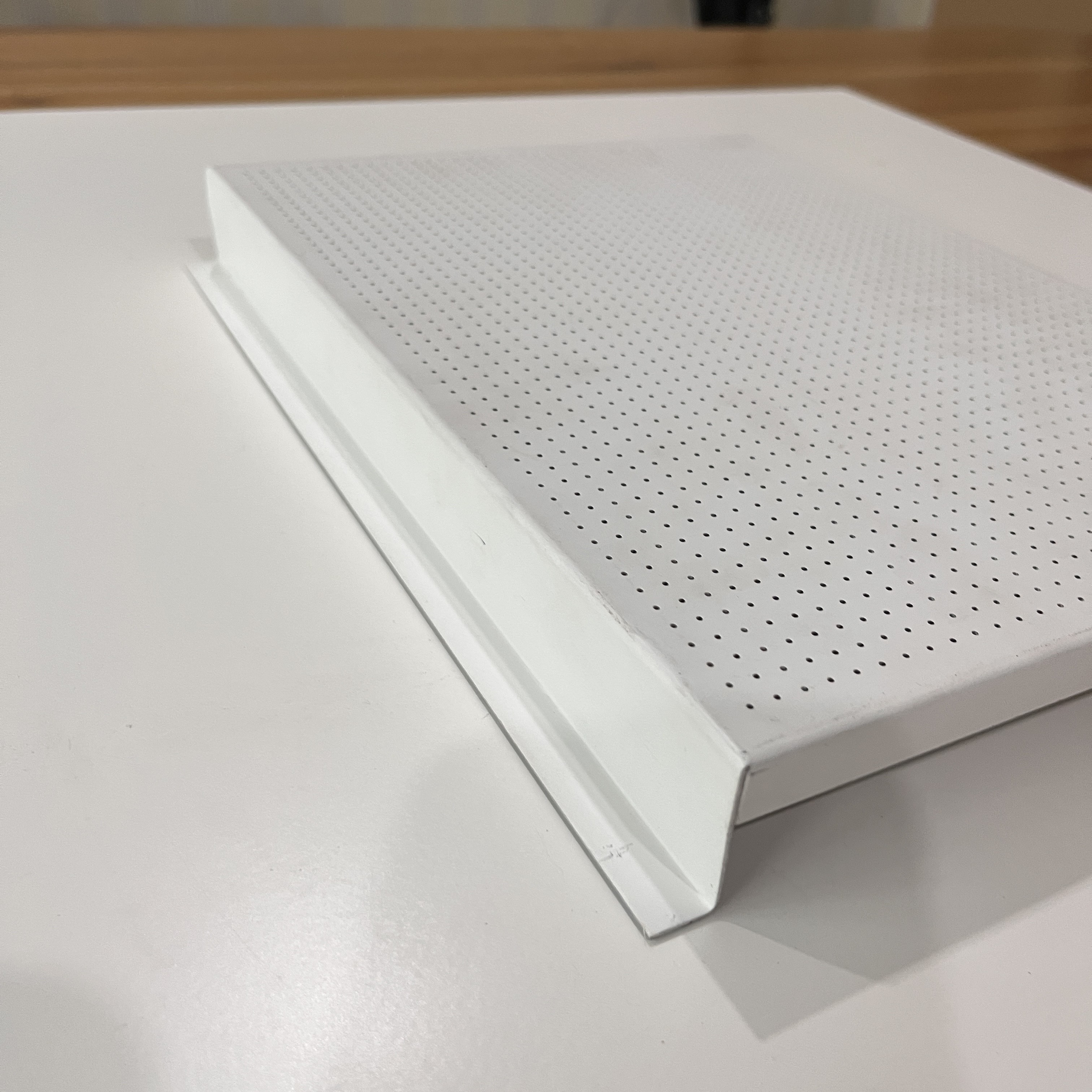 1.0mm Aluminum Metal Ceiling Corrugated Hook On Panel With Standard Perforation