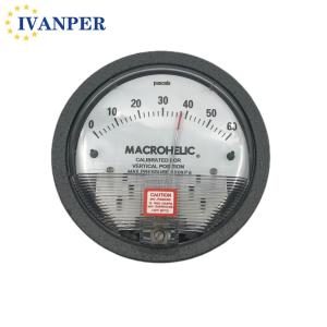 China Air Micro Pressure Differential Gauge For Customized Support OBM 20-140° F factory