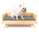 OEM ODM Wood Pet Furniture Luxury Modern Wooden Dog Bed Personalised