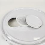 Custom Tin Accessories 0.30mm Metal Lug Lids With PVC Spouts Auto Stamping