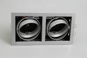 China Aluminum Cover Recessed Multiple Halogen Light 100watt G53 Lampholder factory