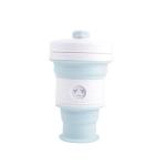 550ml 18oz Collapsible Silicone Coffee Cup Silicone Household Products White