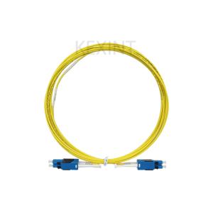 China KEXINT FTTH Dulplex Fiber Optic Patch Cord LC-LC Push-Pull Uniboot 4m factory