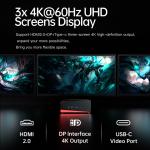 Ryzen R5 4500U AMD Mini PC HDMI DP NVME SSD Dual Gigabit LAN WiFi 6