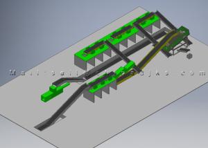 China Buildings 400V MSW Municipal Solid Waste Sorting Plant factory