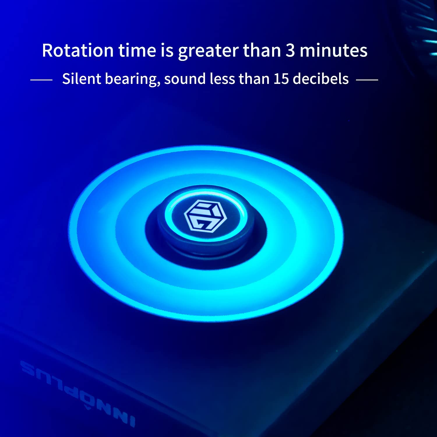 Metal Fidget Spinners Toys Luminous Sensory Hand Fidget Anxiety Toys for Party Favors