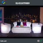 Rechargeable Light Up LED Furniture Sofa Chair For KTV Nightclub Bar