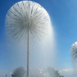China Program Controlled Sphere Dandelion Fountain Nozzle on sale