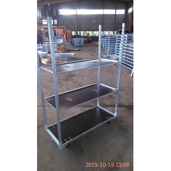 China Plywood Hot Dip Galvanized Q235 Dutch Trolley Shelves factory