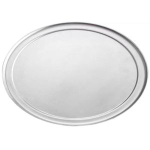 China 16&quot; Aluminium Baking Tray NSF Coupe Type Pizza Tray Wide Rim Pizza Pan factory