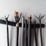 PVC Insulation Flexible Round Control Cable KVV 450/750V in black color Jacket