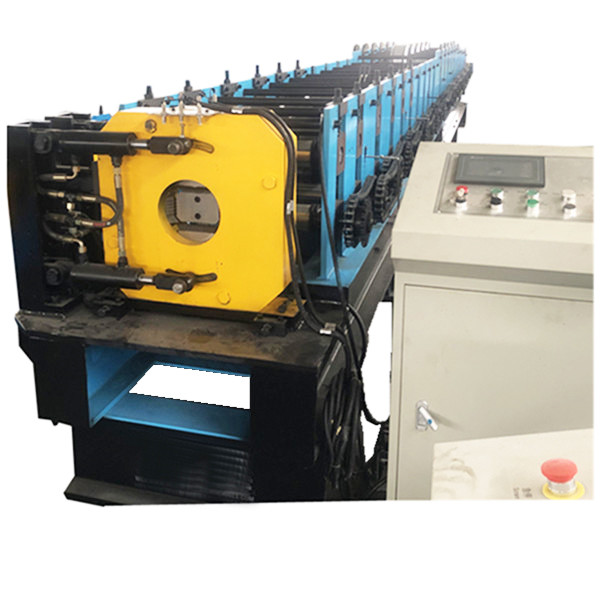 China Plc Down Pipe Roll Forming Machine Water Downspout Roller Bending factory