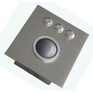 IP68 washable metal resin Optical Trackball Pointing Device Anti - vandal