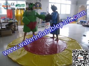 China Kids And Adults Inflatable Sumo Wrestling Suits / Foam Padded Sumo Suits factory