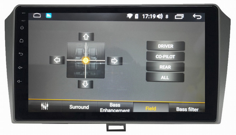 Ouchuangbo bluetooth car kit for JAC J5 support BT MP3 mirror link android 8.1 OS 4+64