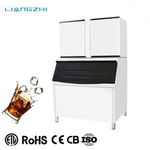 High Productivity 220kg Daily LZ-1500 KFC Automatic Cube Ice Maker Machine for