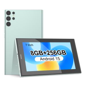 China C idea 7 inch Wifi Tablet with Case 8+256GB Storage Quad Core Processor 600x1024 IPS Touchscreen CM524 green factory