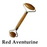 Facial Massage Double Jade Roller Gemstone Aventurine Face Roller
