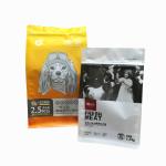 Large Flat Bottom Pet Food Packaging Plastic Bag For Dog Food