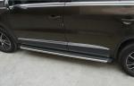 Stainless Steel Vehicle Running Boards For Volkswagen Tiguan , Long Wheel Base