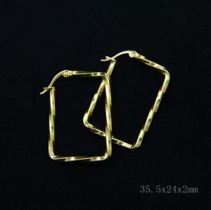China Classic 316L Stainless Steel Fashion Jewelry Earrings Hoops Earrings LEH27-1 factory