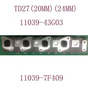 China Cast Iron TD27 Cylinder Head 110397F409 Customizable For Nissan Terrano factory