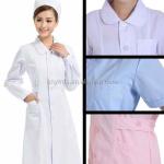Manufacturers Poly/Cotton White Lab Coat Long Sleeve Doctor Nurse Beautician